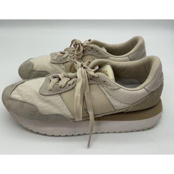 New Balance Shoes - New Balance 237 Sneaker  Womens 9 Cream Shoe Running Jogging Performance Gym